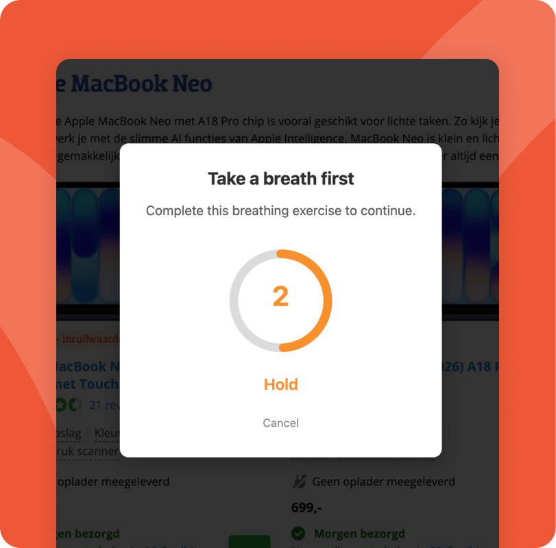 Box Breathing mode screenshot